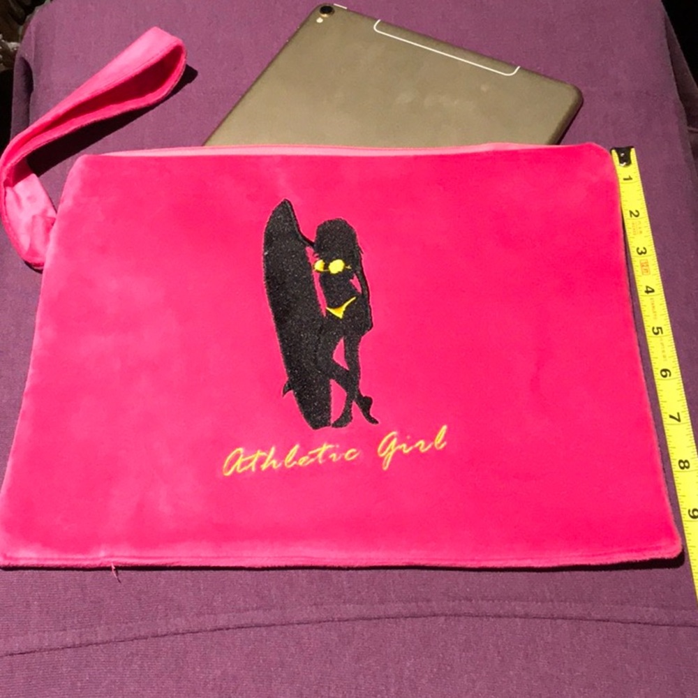Wet Bikini or I Pad bag.  Lined to be waterproof.